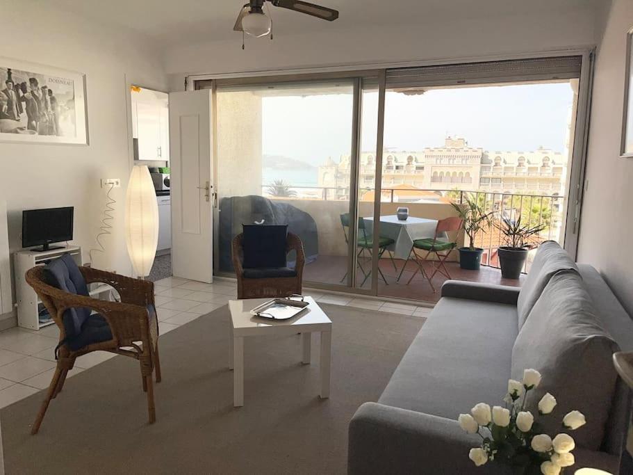 Hendaye Plage Charmant Studio 2Pers Avec Grande Terrasse Vue Mer Zewnętrze zdjęcie