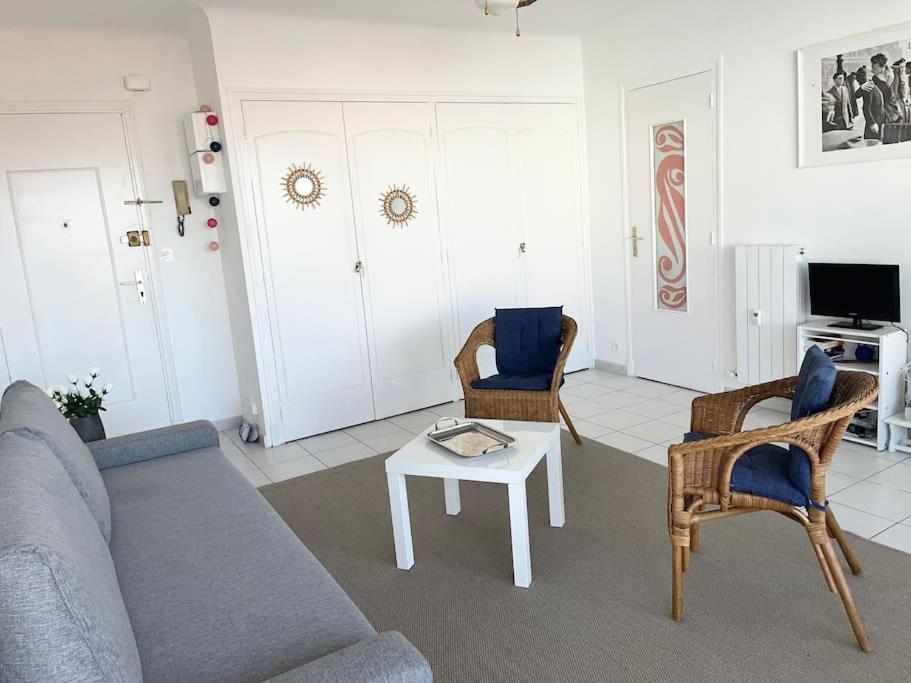 Hendaye Plage Charmant Studio 2Pers Avec Grande Terrasse Vue Mer Zewnętrze zdjęcie