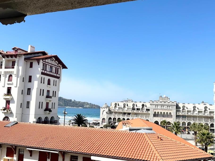 Hendaye Plage Charmant Studio 2Pers Avec Grande Terrasse Vue Mer Zewnętrze zdjęcie